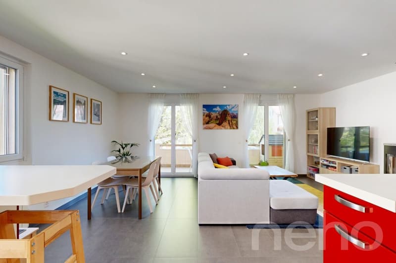 Duplex en attique rénové en Terre Sainte aux volumes généreux (1)