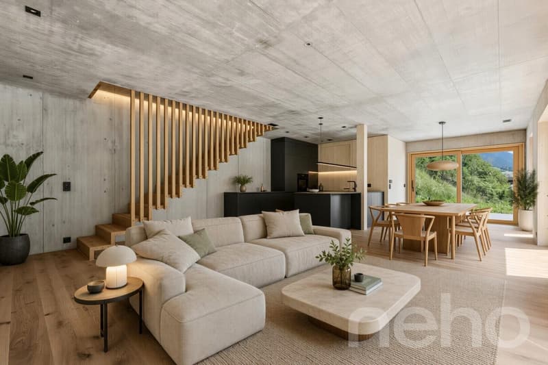 Moderne Architektur und grosszügiges Wohnen in Küblis (2)