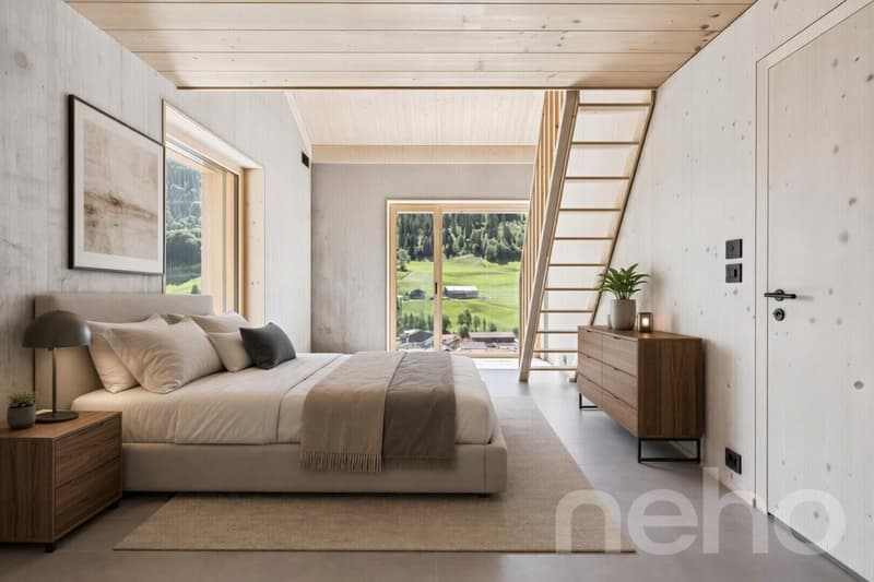 Moderne Architektur und grosszügiges Wohnen in Küblis (9)