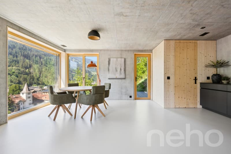 Moderne 2.5 Zimmer Wohnung mit Bergsicht in Küblis (2)