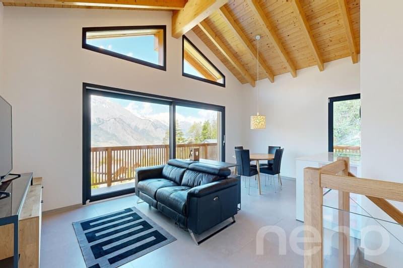 Exclusif: Chalet individuel de 2024 dans les hauts de Saxon (3)