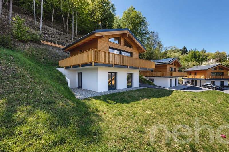 Exclusif: Chalet individuel de 2024 dans les hauts de Saxon (2)