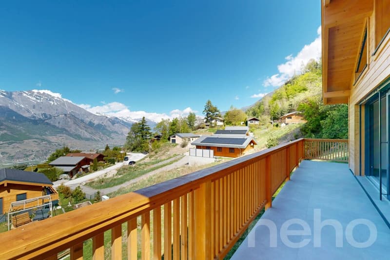 Exclusif: Chalet individuel de 2024 dans les hauts de Saxon (12)