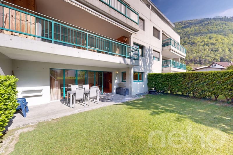Grand jardin - à Martigny - 4,5 pièces (1)