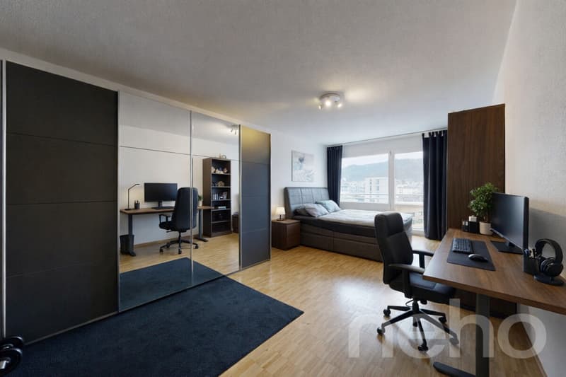 Grosse 5.5-Zimmer Wohnung mit unverbaubarer Aussicht in Schlieren (8)