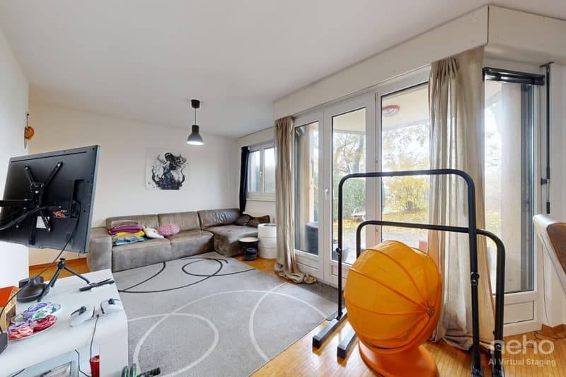 Appartement 3,5 pièces avec jardin dans un cadre verdoyant (8)