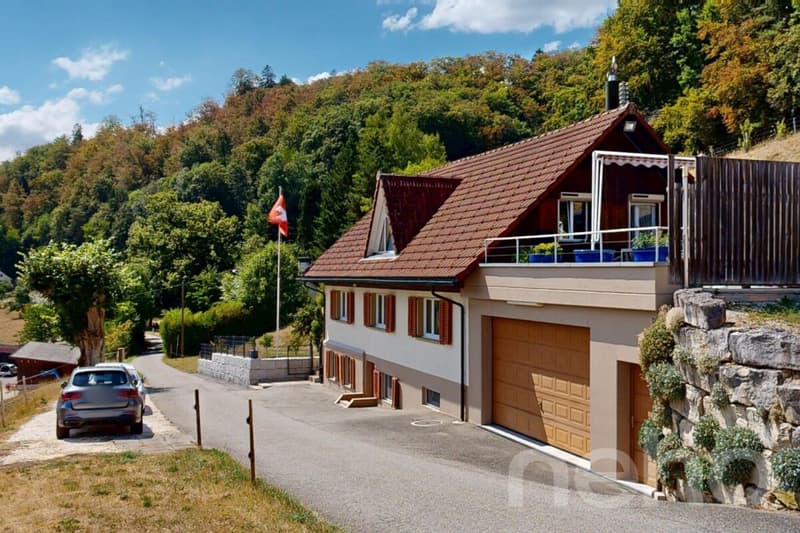 Einfamilienhaus mit viel Platz, Umschwung und freier Aussicht (1)