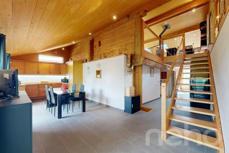 Exclusif: chalet avec 2 chambres dans le hameau de Veyges (3)