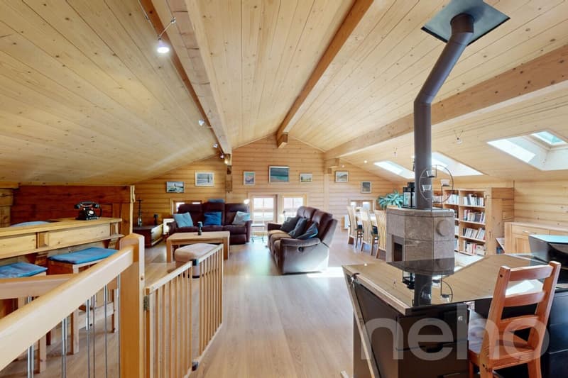 Exclusif: chalet avec 2 chambres dans le hameau de Veyges (2)