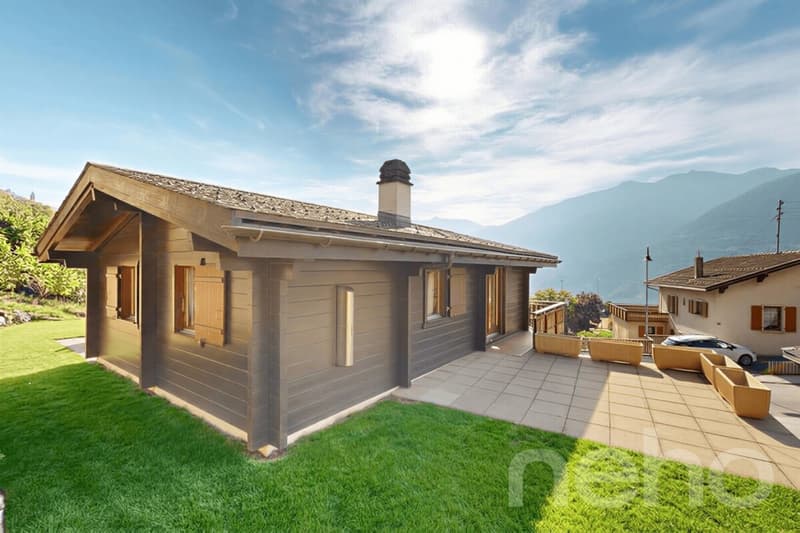 Un charmant chalet avec une vue imprenable plein sud (2)