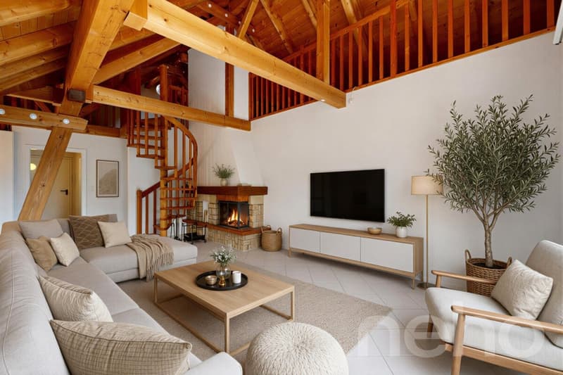 Magnifique appartement de 4,5 pièces avec galerie et grand volume (1)
