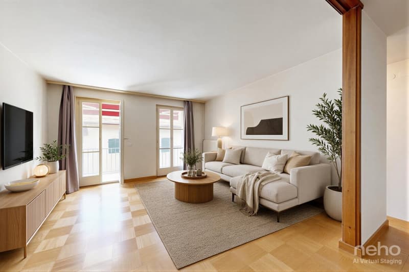 Appartement 2,5 pièces ? 70 m², exposition sud, à 10 min de Lausanne (10)