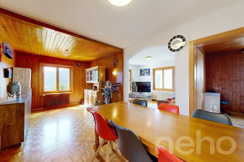 Duplex de 6.5 pièces avec balcon, garages à Savièse (3)