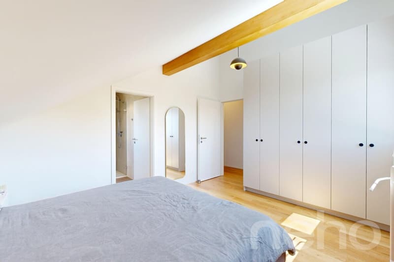 Duplex 4,5p avec jardin privatif, terrasses et vue lac (8)