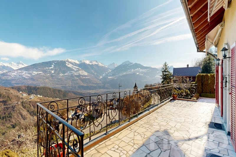 Villa individuelle - vue imprenable et studio indépendant à Daillon (3)