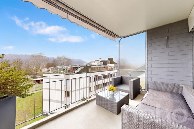 Dachwohnung mit Charme und Aussicht auf den Belpberg (2)