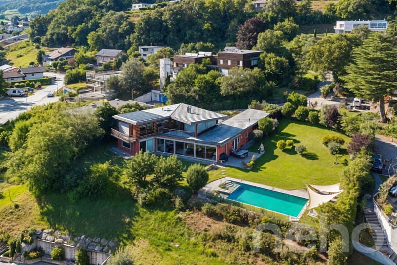 Villa d?exception avec vue panoramique à Savièse (2)