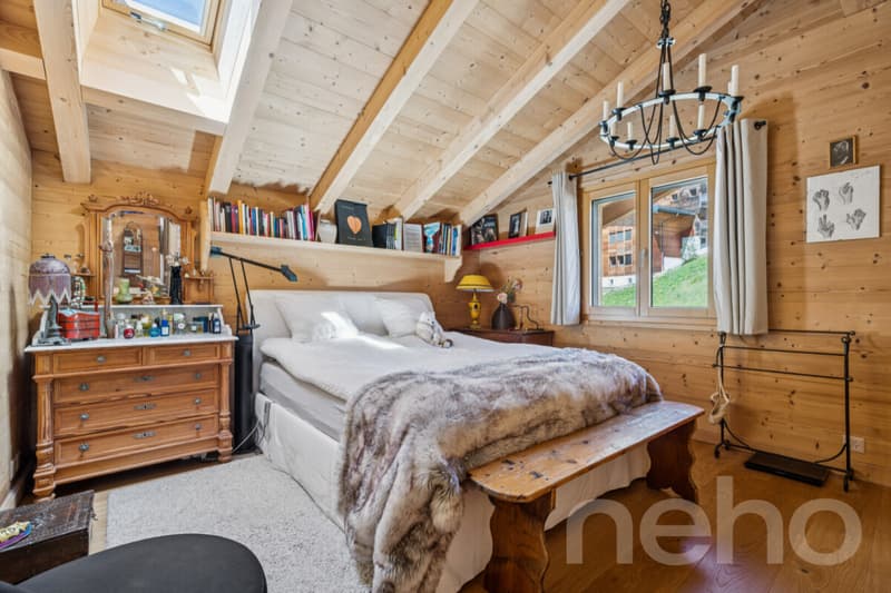 Chalet de charme + loft indépendant - vue sur les Dents du Midi (8)