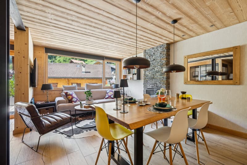 Chalet de charme + loft indépendant - vue sur les Dents du Midi (10)