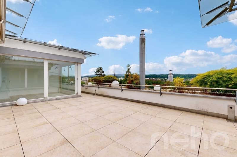 Terrassenhaus mit Blick über Bremgarten (1)