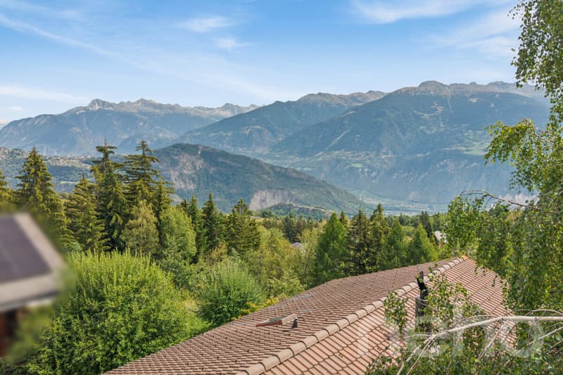 Charmant Chalet avec grand terrain et vue dégagée à Arbaz (8)
