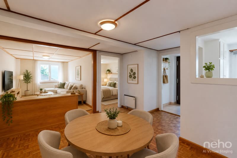 Appartement 2.5 pièces à Erde ? Calme absolu et fort potentiel (1)