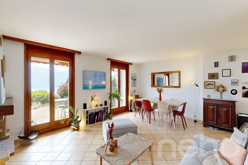Duplex de charme avec vue imprenable sur le lac et les Alpes (4)