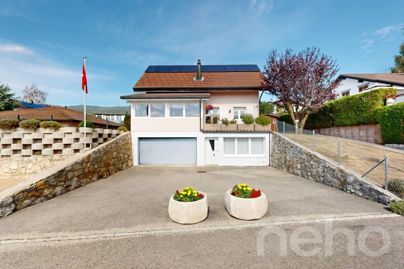 Maison 5.5 pcs lumineuse avec jardin, idéal famille (12)