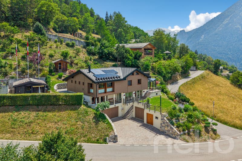 Exclusif: Grand chalet à Val de Bagnes avec une superbe situation (1)