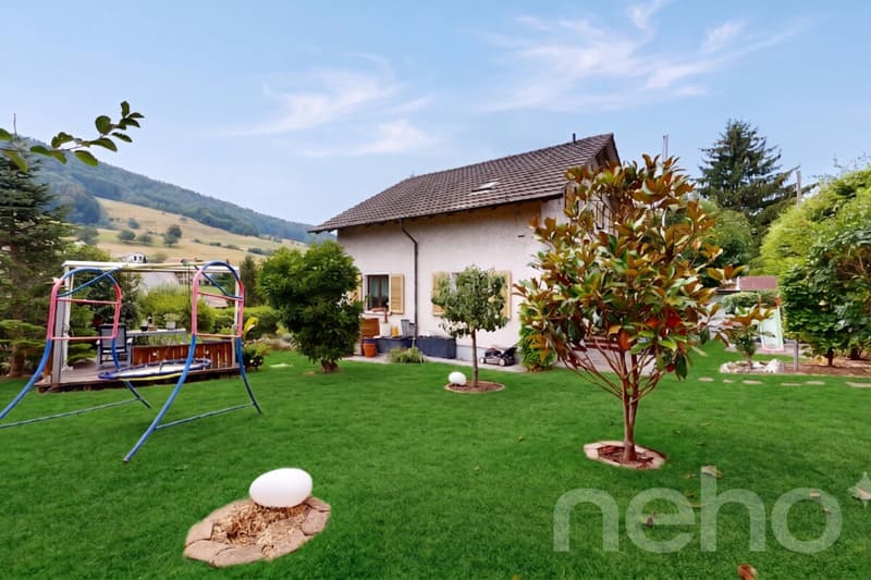 Freistehendes Einfamilienhaus mit herrlichem Garten und Grünsicht (10)
