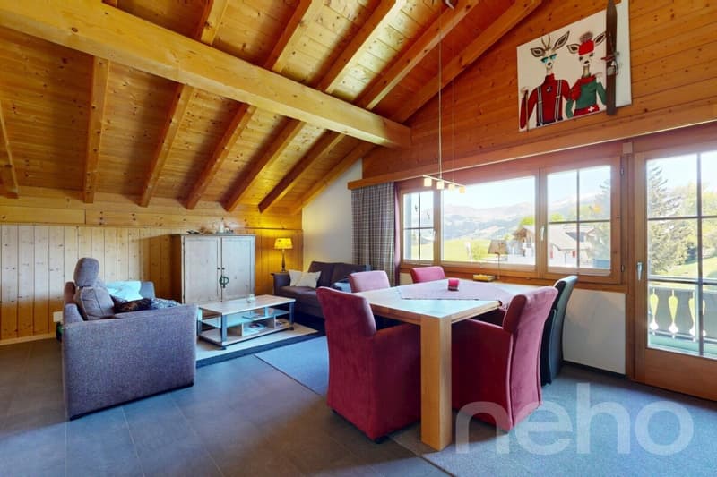 Charmante Dachwohnung mit Bergpanorama in Brigels (3)