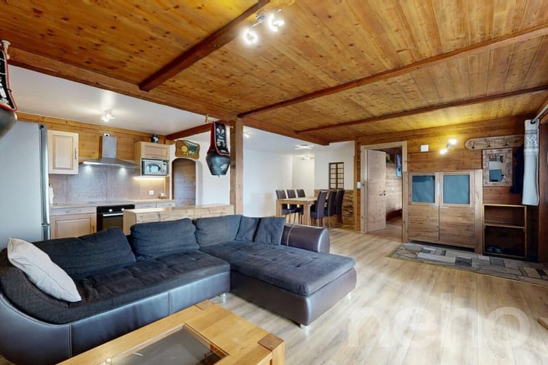 Rez de jardin 4 pièces avec jardin privatif au pied des pistes (3)