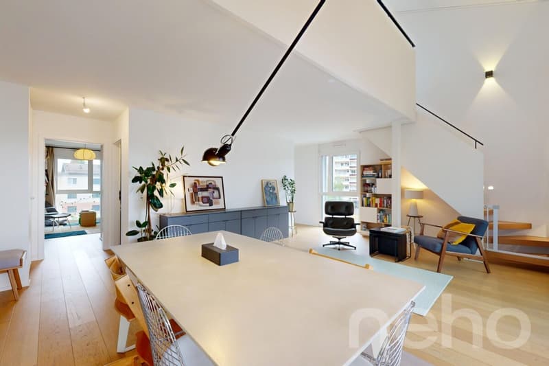 DUPLEX CONTEMPORAIN LUMINEUX, M1 ET EPFL À QUELQUES PAS (2)