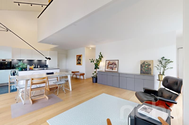 DUPLEX CONTEMPORAIN LUMINEUX, M1 ET EPFL À QUELQUES PAS (12)