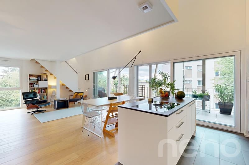 DUPLEX CONTEMPORAIN LUMINEUX, M1 ET EPFL À QUELQUES PAS (3)