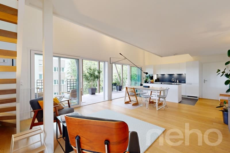 DUPLEX CONTEMPORAIN LUMINEUX, M1 ET EPFL À QUELQUES PAS (4)