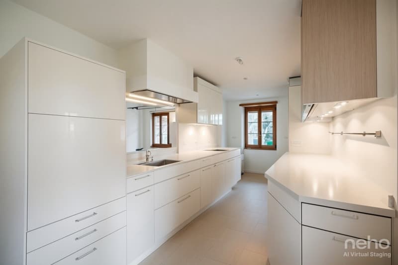 DUPLEX DE CHARME AVEC GRAND POTENTIEL D?AMÉNAGEMENT À SOTTENS (4)