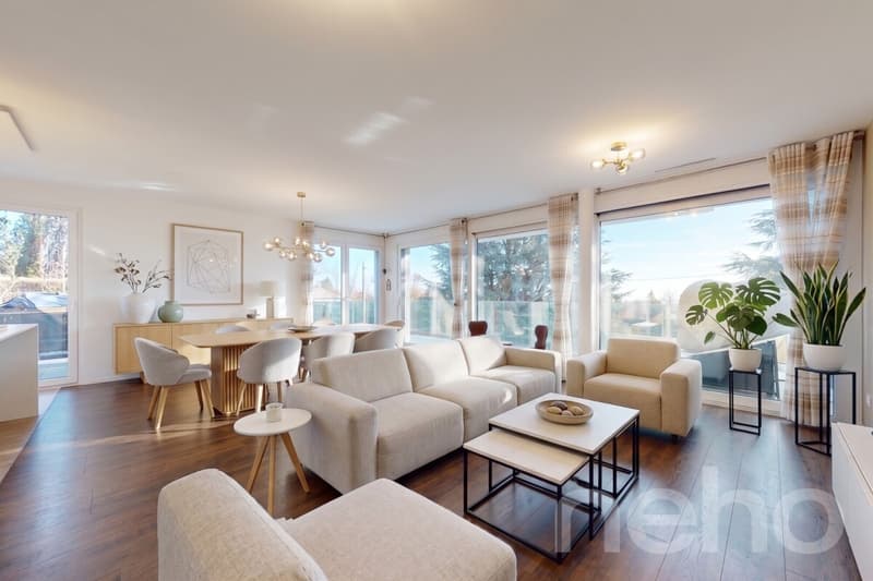Superbe maison mitoyenne de 5.5 pcs au calme absolu au Mont/Lausanne (3)