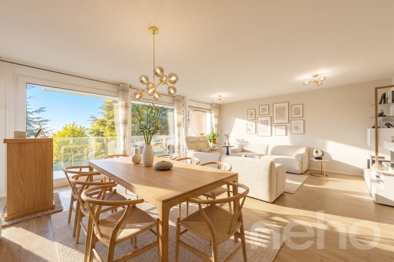 Superbe maison mitoyenne de 5.5 pcs au calme absolu au Mont/Lausanne (4)