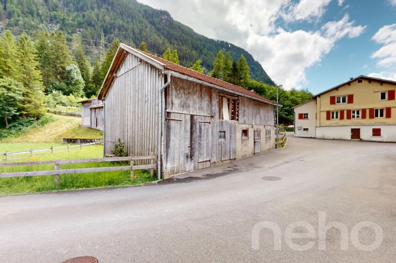 Haus mit Stall und grossem Grundstück in idyllischer Lage in Vättis SG (1)