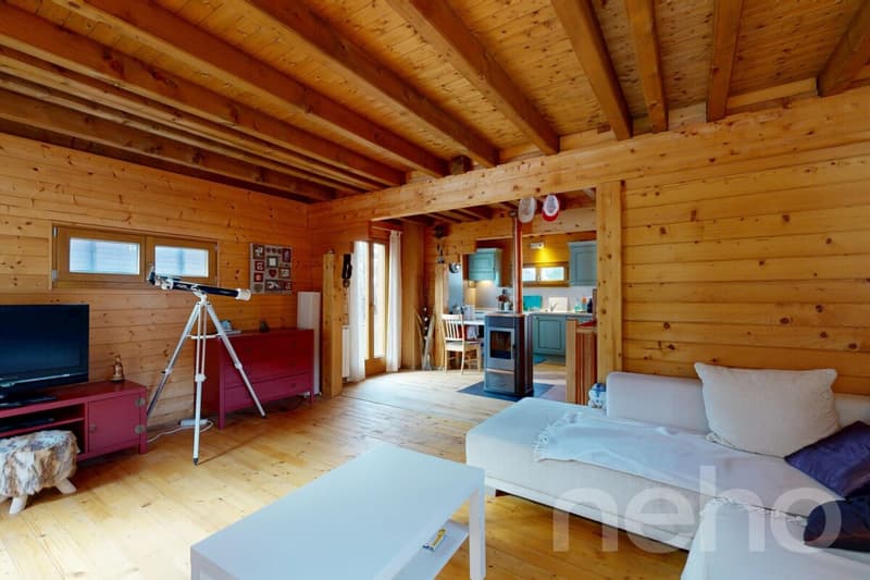 Évasion et sérénité dans un chalet proche de Vercorin (2)