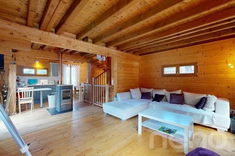 Évasion et sérénité dans un chalet proche de Vercorin (1)