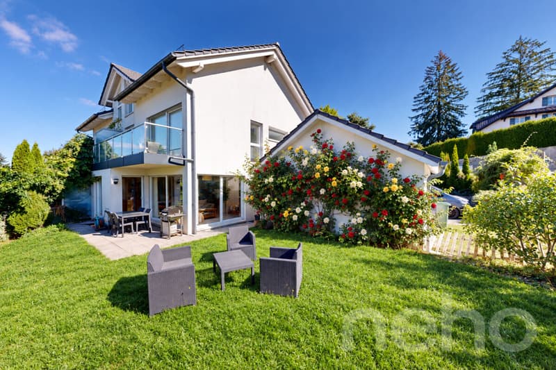 Epalinges: Maison mitoyenne avec grand jardin dans un quartier calme. (1)