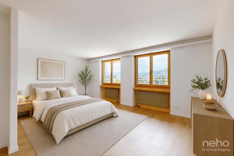 6.5 Zimmer Terrassenwohnung mit 189 m² Aussenfläche und Weitsicht (5)