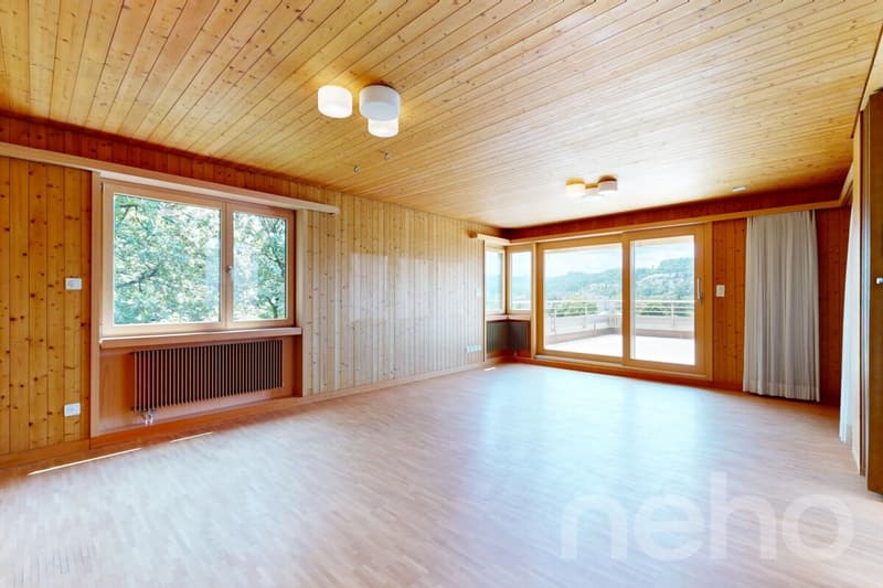 6.5 Zimmer Terrassenwohnung mit 189 m² Aussenfläche und Weitsicht (12)