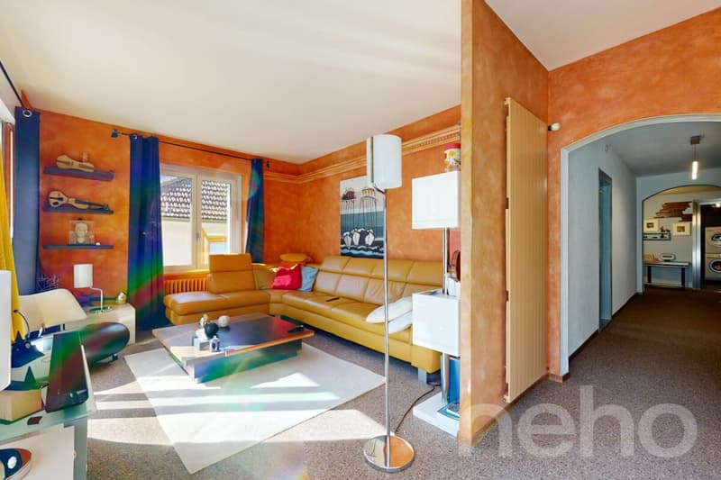 Immeuble mixte 2 Commerces + 3.5 + 8.5 en duplex (3)