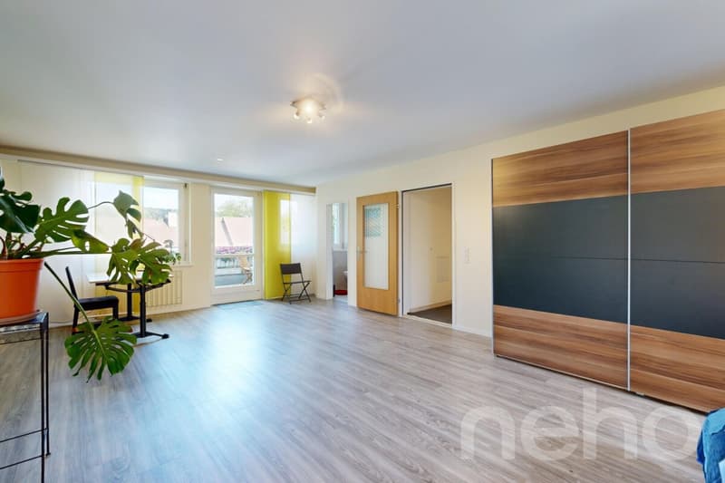 Einzigartige Dachgeschosswohnung mit Cheminée und Sichtbalken (11)