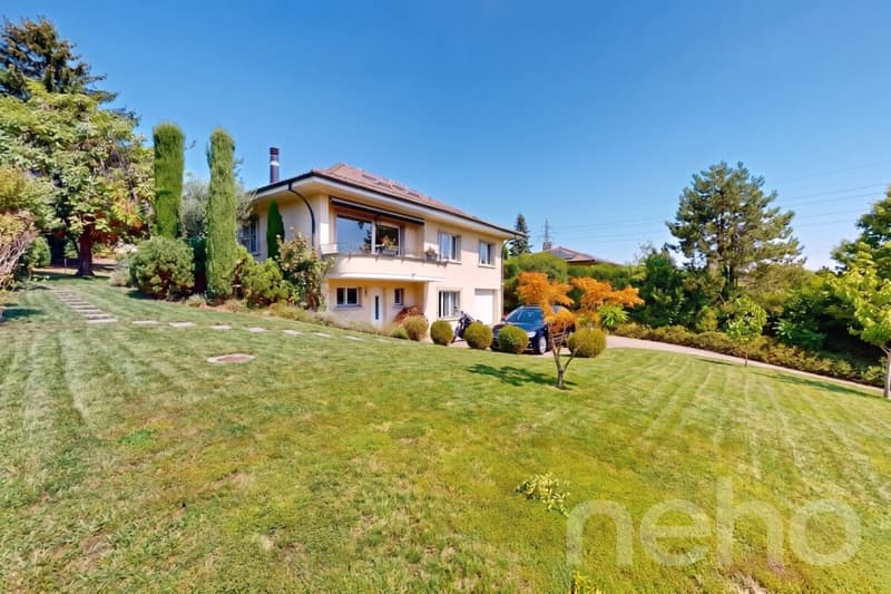Superbe maison individuelle avec vue sur le Léman à Échandens (1)