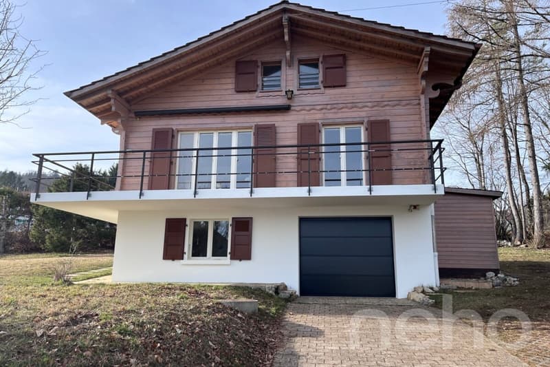 Chalet entièrement rénové à Arzier ? calme absolu, vue panoramique (8)
