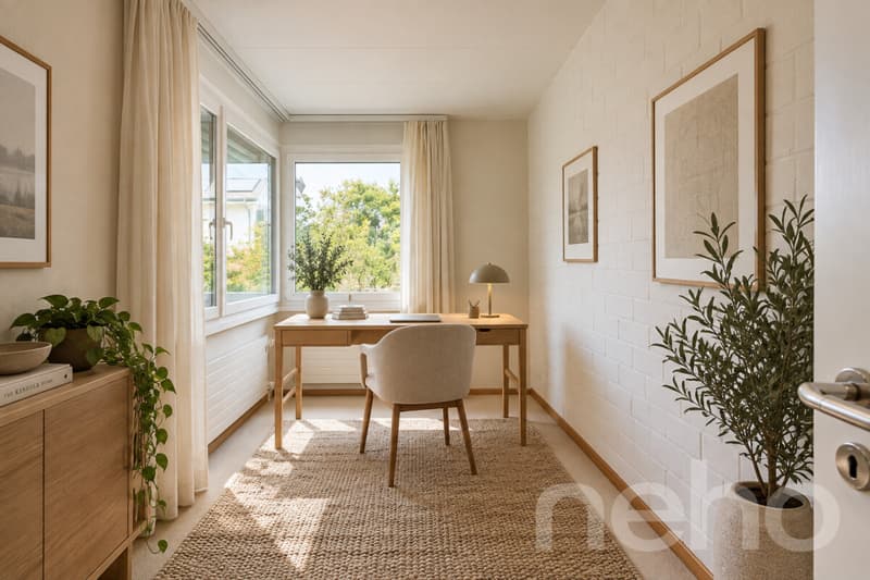 Büro / Gästezimmer im Erdgeschoss